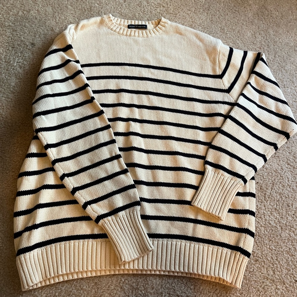 brandy melville stripe sweater